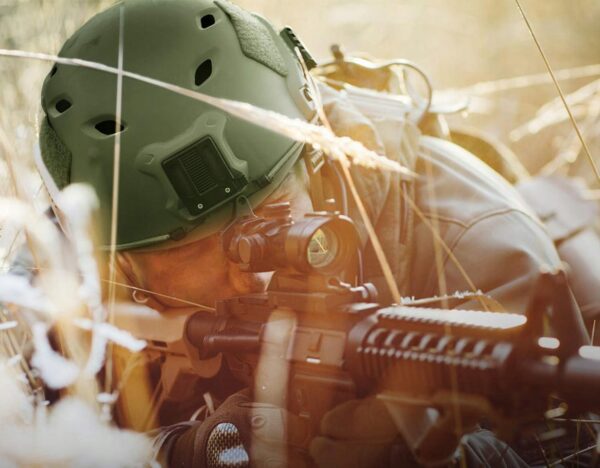 Hełm taktyczny LOOGU Fast BJ Airsoft, hełm bojowy do paintballa, zielony - obrazek 3