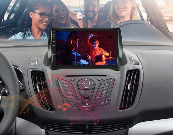 Radio samochodowe NHOPEEW Android dla Forda Kuga,1080p, Wi-Fi, 2х64G - obrazek 5