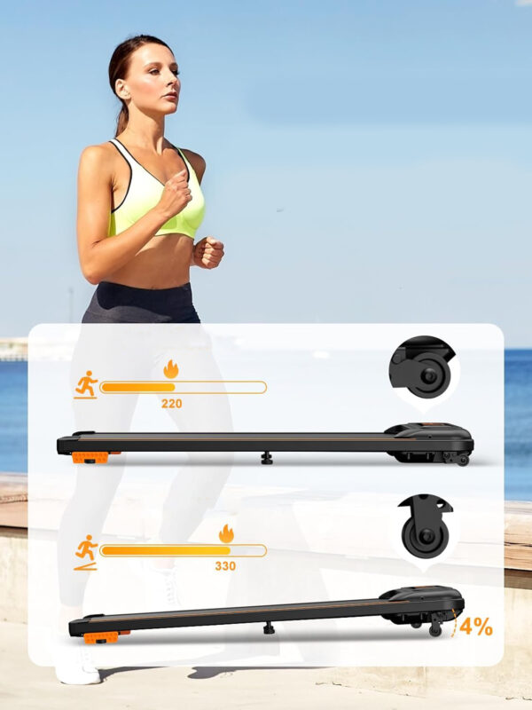 Bieżnia Walking Pad 3860, silnik 2.5 HP, prędkość 1-6 km/h, LCD, Bluetooth - obrazek 2