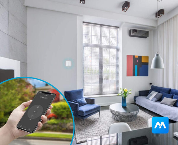 Przełącznik do żaluzji WiFi IP20 600W 240V Maxcio inteligentny POWYSTAWOWY - obrazek 8