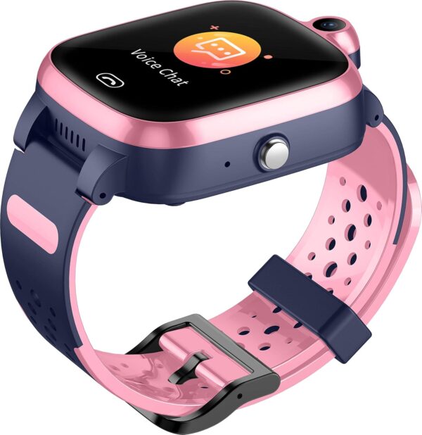 Dziecięcy smartwatch Fitonme, 4G, GPS, Bluetooth, Wi-Fi, Różowy - obrazek 6