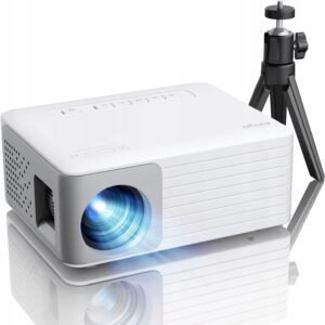 Mini projektor ze statywem AKIYO O1 Full HD 1080p, Powystawowy