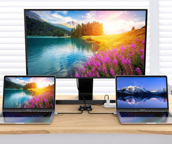 Przełącznik KVM YOUTINGHDAV C201, 100 W, 5 V, 7,5 x 6 x 1 cm, nie zestaw - obrazek 8