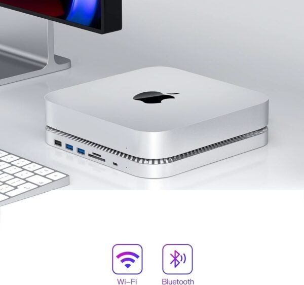Hub USB-C z obudową dysku twardego dla Mac Mini M1 rozszerzenie portów i miejsce na dysk SSD, idealne dopasowanie do Mac Mini - obrazek 3