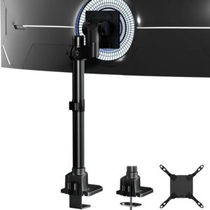 Uchwyt do monitora 24-57" ultra szeroki aluminiowy, nośność 27 kg, FPT80-C01X POWYSTAWOWY