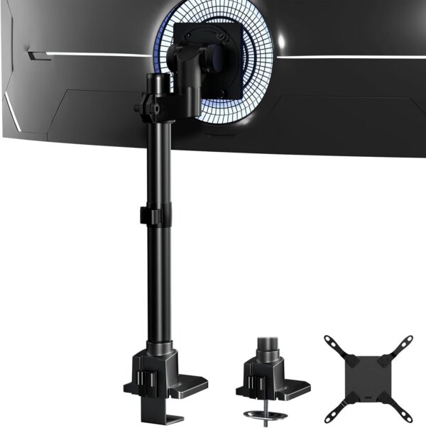 Uchwyt do monitora 24-57" ultra szeroki aluminiowy, nośność 27 kg, FPT80-C01X POWYSTAWOWY