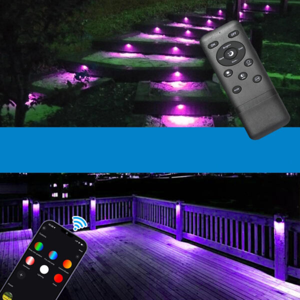 Zestaw lamp podłogowych GEYUEYA Home D31, WiFi, RGBW, IP67, 31 mm, 30 szt. - obrazek 6