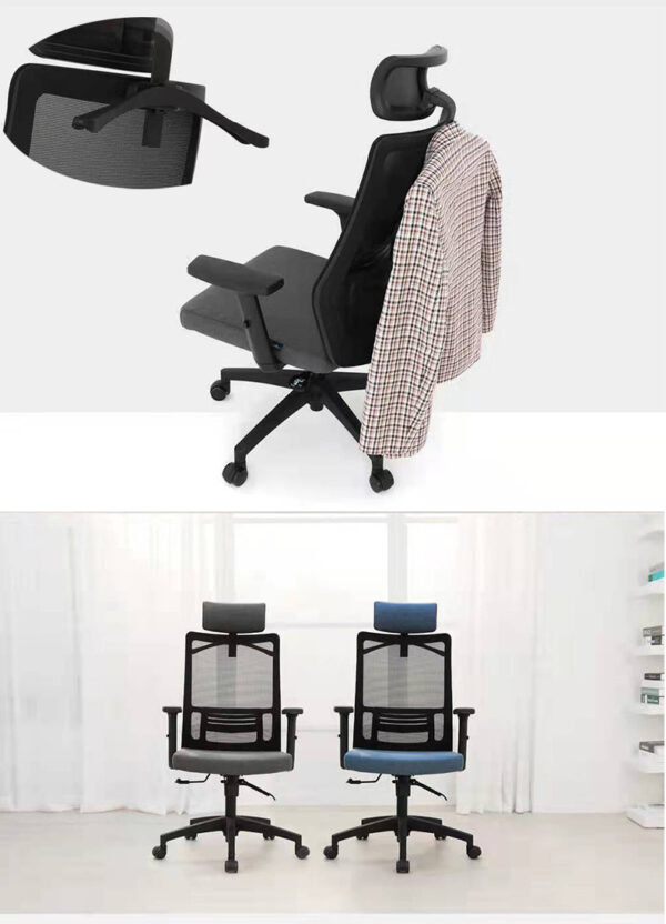 Ergonomiczne krzesło biurowe G31 LB31HB, obrotowe, z siatką, dla studentów - obrazek 10
