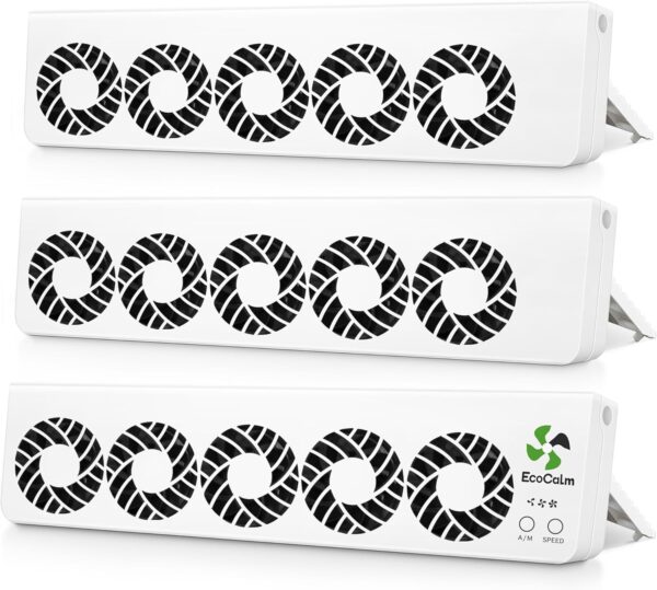 Wentylator EcoCalm Smart 39 dB 2,3E+2 V biały cichy wentylator z trybem snu i inteligentnym sterowaniem do sypialni