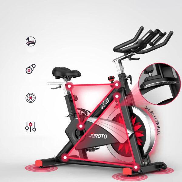 UŻYWANY Rower stacjonarny JOROTO X2 X2PRO X4S Bluetooth 100 poziomów oporu - obrazek 8