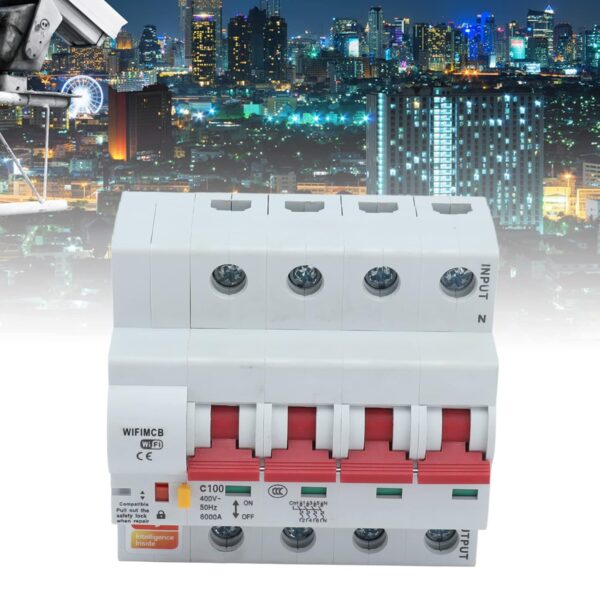 Wyłącznik nadprądowy WiFi Bluetooth 4P 100A 400V z pomiarem APM - obrazek 7