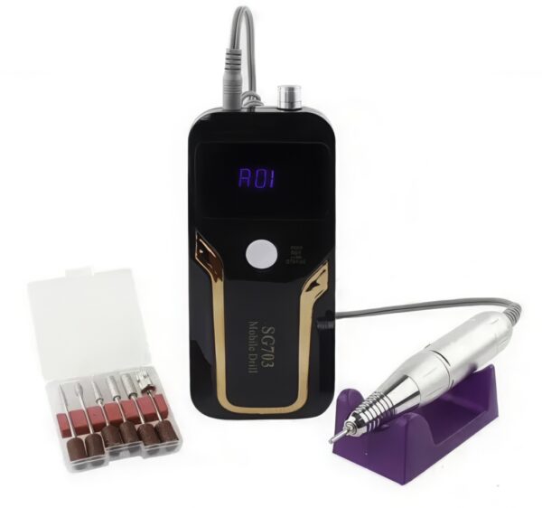 Akumulatorowy frez do paznokci Nail Drill SG-703 35.000 obrotów/min