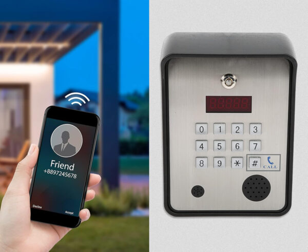 Bezprzewodowy system dostępu Dioche 3G/GSM z interkomem audio i pilotem - obrazek 2