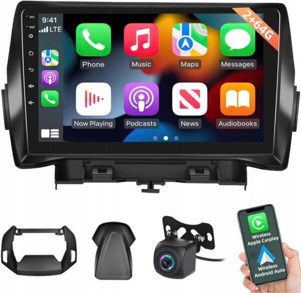 Radio samochodowe NHOPEEW Android dla Forda Kuga,1080p, Wi-Fi, 2х64G