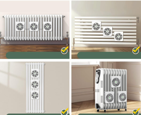 Wentylator grzewczy ecoCalm KP-CRV2401 z termostatem i magnesami - obrazek 5