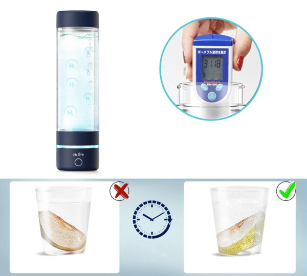 Butelka na wodę H2 Life, SPE Pem Technology, USB, niebieska - obrazek 6