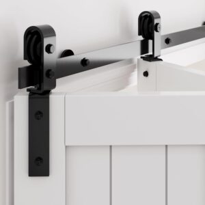 Zestaw do składanych drzwi przesuwnych, podwójnych WINSOON 3.3FT 100 CM