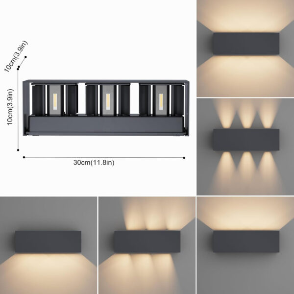 Żarówka Klighten A310/3-3000K, 30 W, IP65, kolor antracytowy, 2 szt. - obrazek 7