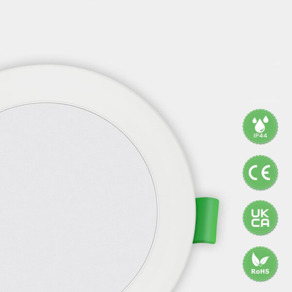 UŻYWANY Zestaw 6 wpuszczanych spotów LED ALUSSO 19-25W 3000-6500K - obrazek 4