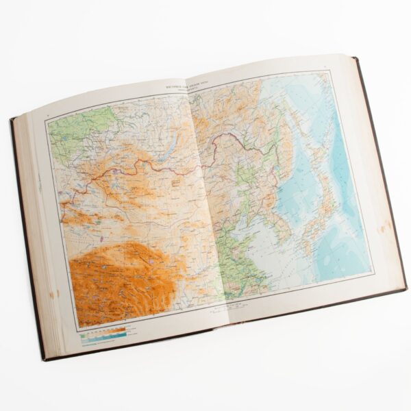 Atlas oficerski ZSRR wydanie 1947 historyczna mapa wojskowa unikatowy kolekcjonerski egzemplarz - obrazek 9