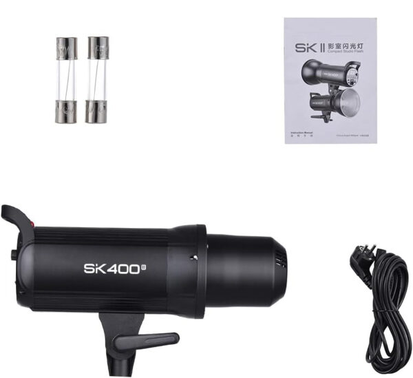 Profesjonalna lampa studyjna Godox SK400II, 400 W 2,4G, bez lampy nie działa - obrazek 3