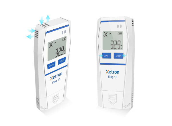 Rejestrator temperatury Xetron Elog10, -30°C do 70°C, 4 szt. - obrazek 2