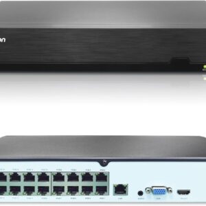 Rejestrator Evtevision NVR 32CH 4K - Zdalny dostęp, 16 portów PoE, bez HDD