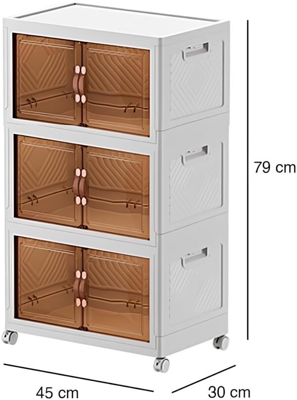 Skrzynka do przechowywania 3 przegrody 60 cm organizer na narzędzia PAIDE P - obrazek 7