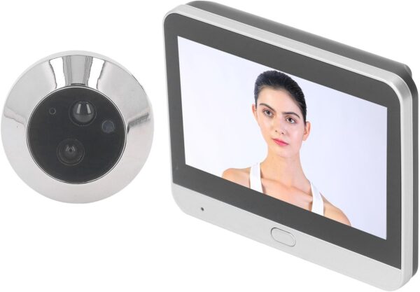 Dzwonek do drzwi z kamerą BuyWeek ED-300PD, 120 stopni, 1080P, 4,3 cala - obrazek 2
