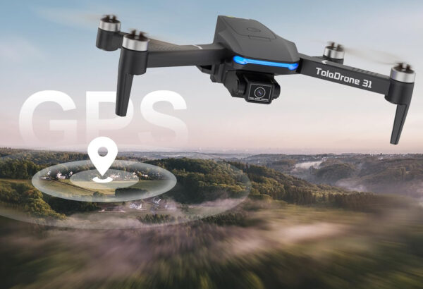 Powystawowy Dron FPV Toladrone TD31 5G WiFi 4K 200 metrów z kamerą HD i zdalnym sterowaniem do zdjęć lotniczych i nagrań - obrazek 2