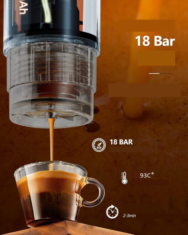 Przenośny ekspres do kawy espresso CONQUECO po zwrocie mini ekspres kapsułkowy - obrazek 6