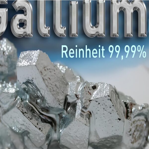 Metal Gallium RESTEQ 20g czystość 99,99% metal topniejący w rękach do nauki eksperymentów i kolekcji - obrazek 5