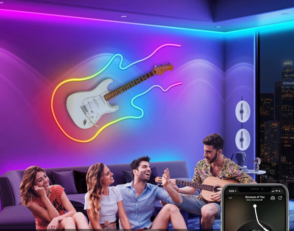 Używana Taśma neonowa LED AILBTON 30m Pilot zdalnego sterowania IP65 - obrazek 5