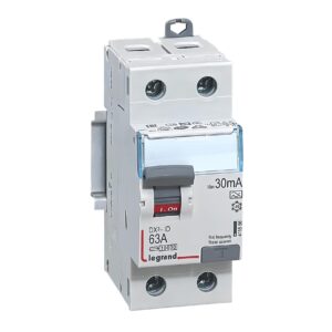 Przełącznik różnicowy Legrand 411556 DX3 2P 63A tye A 30mA 2 moduły