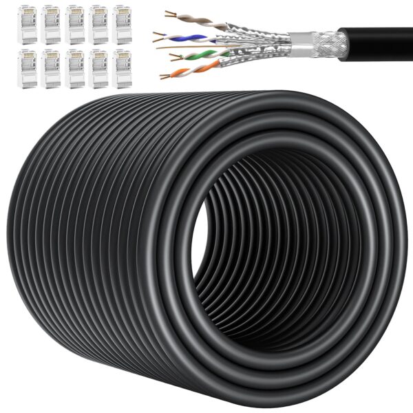 Kabel Ethernet Soibke Cat7-150BR-1 150 m, SFTP Cat 7 RJ45, 10 Gbit/s