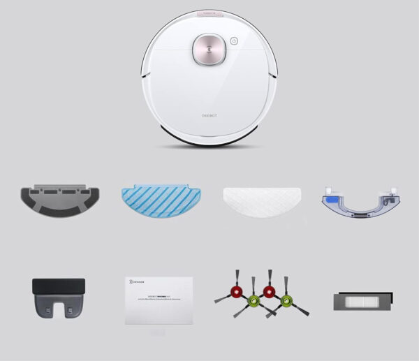 USZKODZONY Odkurzacz ECOVACS Deebot T8 Pure, 5200 mAh, technologia OZMO - obrazek 6