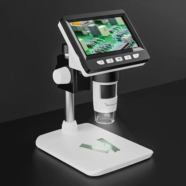 Elektroniczny mikroskop USB z ekranem LCD i zoomem 50-1000x - obrazek 2