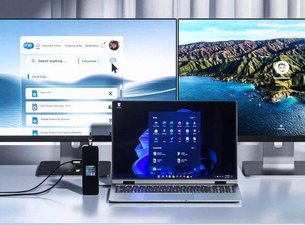 Inteligentny koncentrator USB-C DOCKASE DPR10P 10w1 stacja dokująca HDMI Ethernet SD PD dla laptopa - obrazek 8
