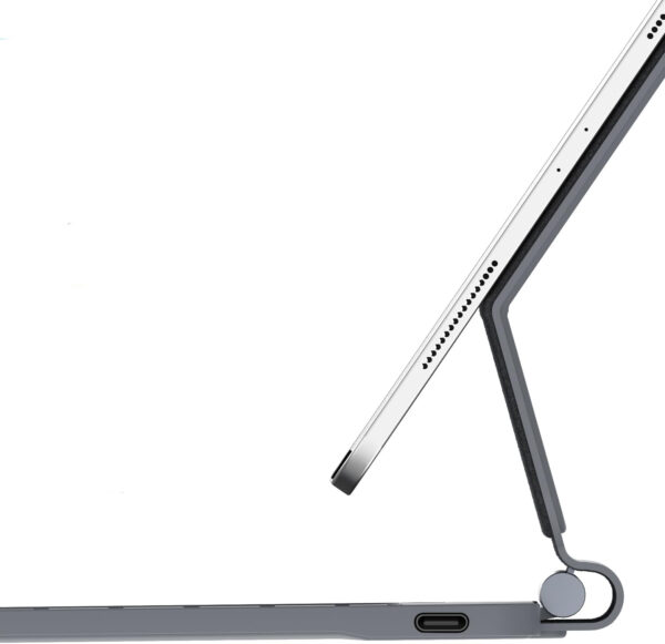 Klawiatura z etui SENGBIRCH do iPad 10 10.9 cala QWERTZ podświetlana czarna - obrazek 4