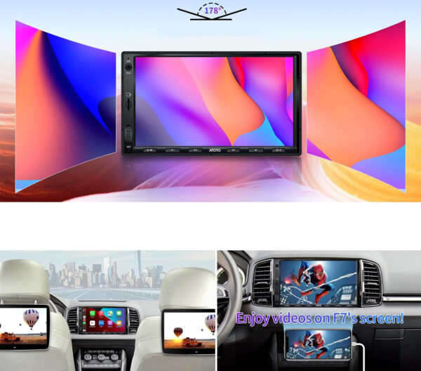 Używane Radio samochodowe ATOTO F7 F7G2A7WE 7 cali Bluetooth HD LRV FM/AM GPS - obrazek 2