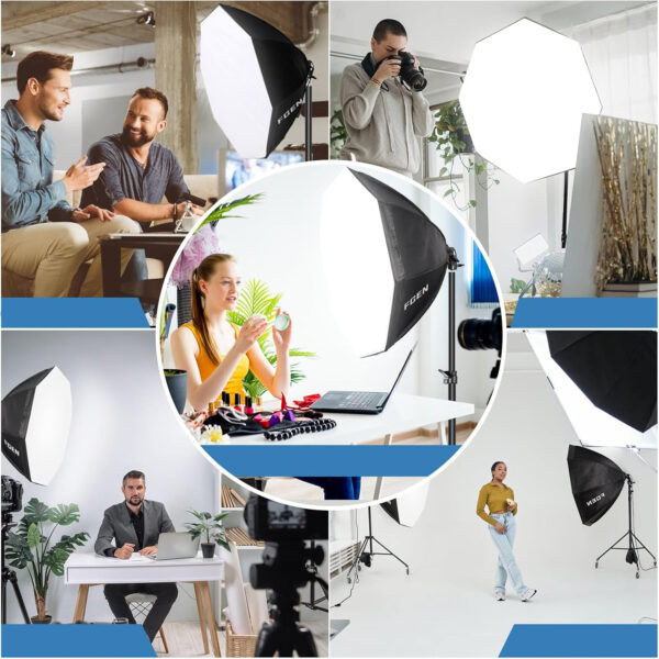 Zestaw Oświetlenia FGen, Softbox 70 cm, LED 135W, Statyw 2m, 3000-6500K - obrazek 7