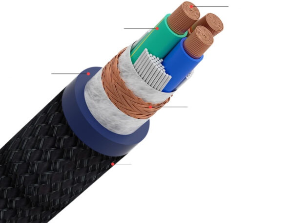 Kabel zasilający YuanYong 125 V 15 A 1 metr trwały przewód zasilający do urządzeń domowych i przemysłowych - obrazek 5