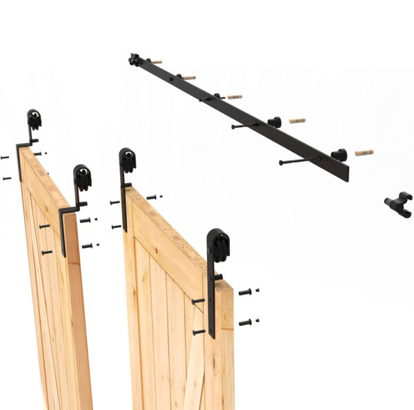 System drzwi przesuwnych BONIKLUBA J55DFS 173 cm z jednym torem do drzwi 80 cm POWYSTAWOWY - obrazek 2