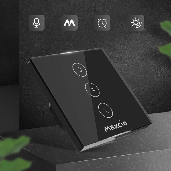 Przełącznik rolet okiennych Maxcio, 10 A, 220 V, WiFi, zestaw 4 szt. - obrazek 8