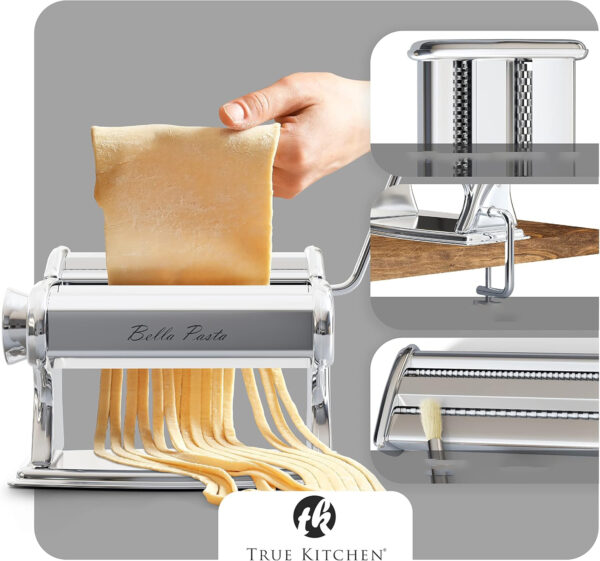 UŻYWANA Maszynka do makaronu True Kitchen nierdzewna do lasagne i ravioli - obrazek 4