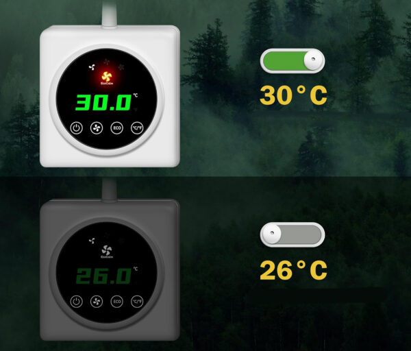 Zestaw 6 wentylatorów ecoCalm KP-CRV2408 na grzejnik z termostatem - obrazek 6
