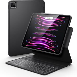 Etui z klawiaturą ESR Ascend Case Lite 6B006, iPad Pro 12.9 2022, niemiecki układ klawiatury QWERTZ czarne