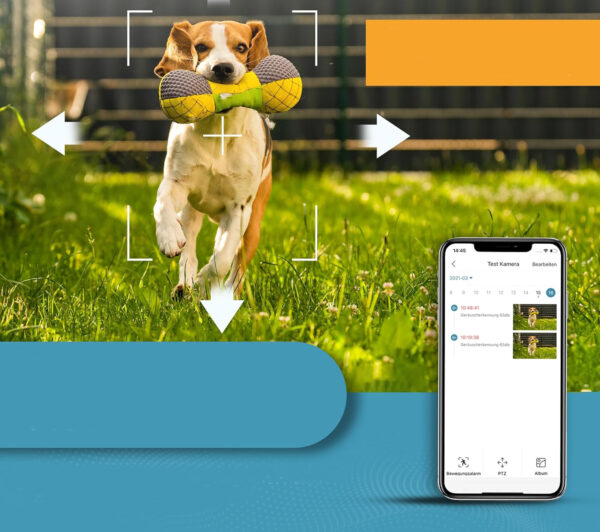 Kamera PETTEC PetCam Free'n 360 4G LTE , 3MP, 20m IR, technologią detekcji ruchu Ultravision - obrazek 6
