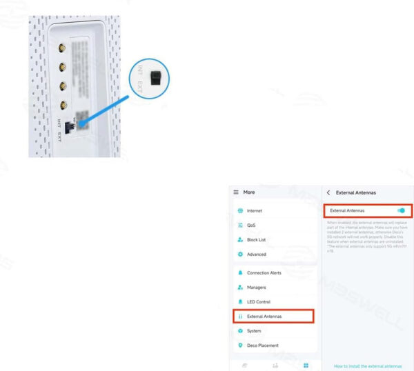 Antena Maswell 5G 4G LTE MIMO 700-6000MHz, SMA, Bluetooth, Zigbee - obrazek 4