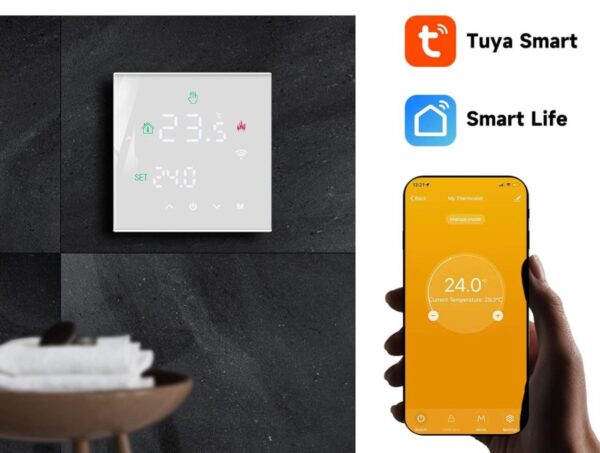 Beok Termostat Smart, WiFi ogrzewanie podłogowe, termostat do podgrzewania wody - obrazek 3